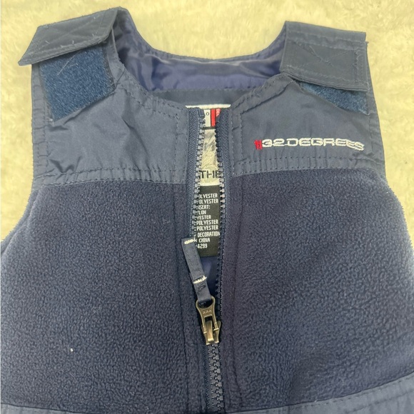 32 Degrees Weatherproof Blue Snow Bibs - Boys 3T - Picture 3 of 7